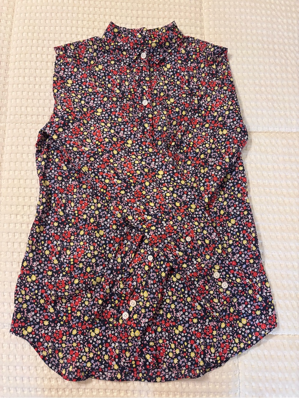 J. Crew Factory Women’s Floral Button-Up Top with Collar